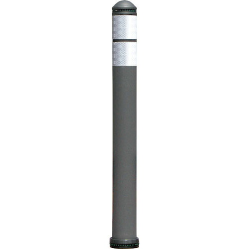 積水 ( 積水樹脂 ) ウレタン樹脂弾性車止めDK-7 グレー 固定式 ( DK-7DS-M80 ) 積水樹脂(株) 【メーカー取寄】
