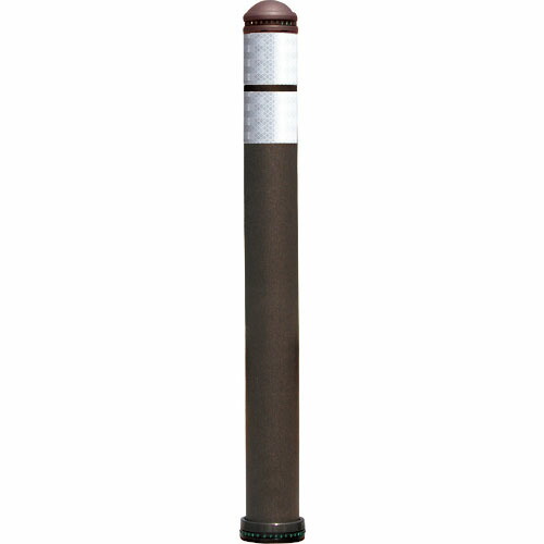積水 ( 積水樹脂 ) ウレタン樹脂弾性車止めDK-7 ブラウン 固定式 ( DK-7DS-B80 ) 積水樹脂(株) 【メーカー取寄】