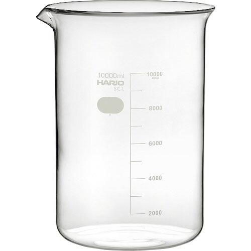 HARIO ( ハリオサイエンス ) ビーカー 引き合い目盛付 10000ml ( B-10L-SCI )