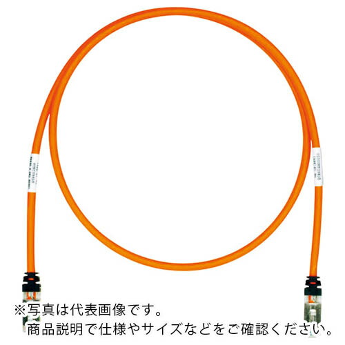 PANDUIT ( パンドウイット ) CAT6A/CAT6 遮蔽物パッチコード 11m オレンジ色 SPT6X11MOR ( STP6X11MOR ) 【10本仕かける】 DIY・工具-花・ガーデン・DIY-その他
