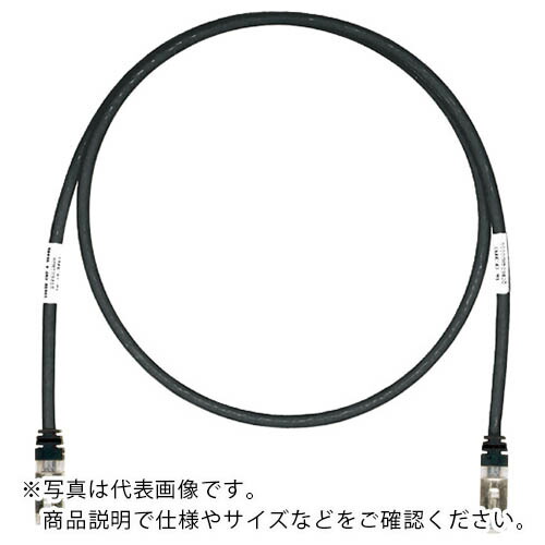 PANDUIT ( パンドウイット ) CAT6A/CAT6 シールドパッチコード 35m 黒 ( STP6X35MBL ) 【10本セット】