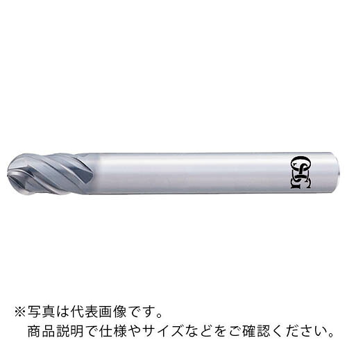 【SALE価格】OSG 超硬ボールエンドミル 高硬度鋼用高能率型 4刃 AE-BM-H ボール半径5mm 刃径15mm 8549610 ( AE-BM-H R5 (8549610) )