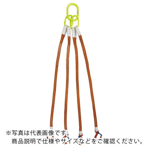 TAIYO ( 綿津見製器産業 ) 4本吊 インカリフティングスリングJIS 1.6t用×1m(1015278) ( 4ILS1.6TX14K )