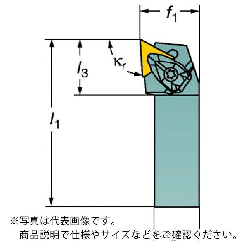 SANDVIK ( サンドビック ) コロターンRC ネガチップ用シャンクバイト(410) ( DTJNL 3232P 22 (410) )