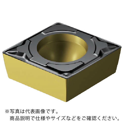 SANDVIK ( サンドビック ) コロターン107 旋削用ポジチップ(120) 3225 ( CCMT 09 T3 08-KF 3225 (120) ) 【10個セット】