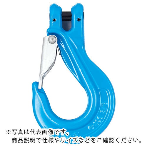 【SALE通貨価値】YOKE 【売切廃番】G-100 クレビスラッチ付き添い人スリングフック(いの一番手合い) 15.2T ( X-043/S-22 )