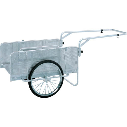 昭和 ( 昭和ブリッジ販売 ) アルミ折畳みリヤカー 積載面(長さ&times;幅)900&times;600mm ノーパンクタイヤ ( NS8-A1P ) 【メーカー取寄】｜配管材料プロ トキワ