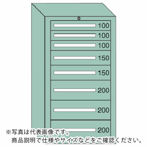 OS ( 大阪製罐 ) 中量キャビネット(7型) 間口793×奥行557×高さ1281mm最大積載量1200kg ( 7-1208 ) 大阪製罐(株) 【メーカー取寄】