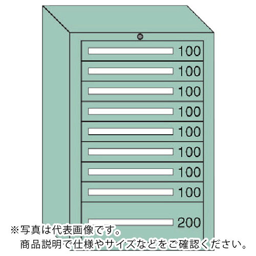 OS ( 大阪製罐 ) 中量キャビネット(6型) 間口693×奥行557×高さ1081mm最大積載量1000kg ( 6-1013 ) 大阪製罐(株) 【メーカー取寄】