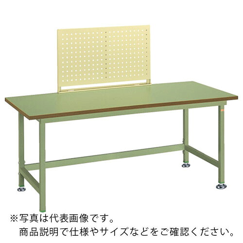 OS ( 大阪製罐 ) ボード付作業台 ロンリウム天板 間口×奥行×高さ:1200×750×750mm ( NBL1270W ) 大阪製罐(株) 【メーカー取寄】