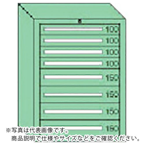 os ( 大阪製罐 ) 晴れ晴れしい掛け目収納家具 間口811×奥ぶかさ557×高さ1081粍(若草色) ( DX1008 ) 【製造業者取寄】