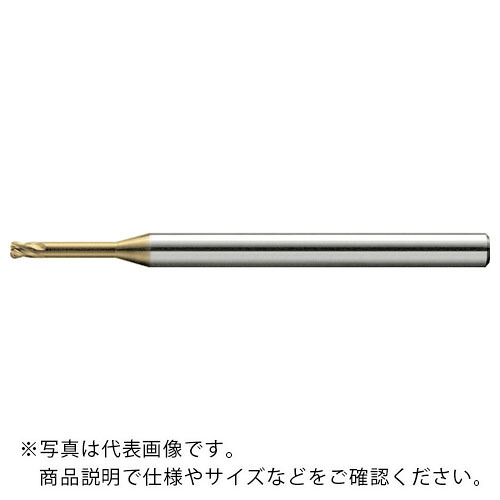 ユニオンツール 超硬エンドミルHLRS 4枚刃ロングネックラジアス 外径4×端っこラジウスR0.5×効果のある長48×刃長3.2×首径3.82×全長100 ( HLRS4040-05-480 (293-8370) )