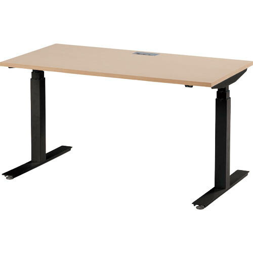 TOKIO ( 藤沢工業 ) 電動昇降式ワークデスク 間口1400×奥行700×高さ700~1250mm ナチュラル ( FWD-B147-NR ) 藤沢工業(株) 【メーカー取寄】
