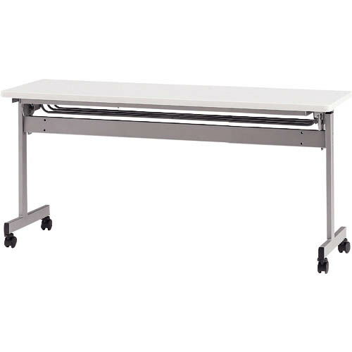 TOKIO ( 藤沢工業 ) 天板跳上式スタックテーブル(パネルなし) 1500×450mm 天板色:ホワイト ( HSN-1545-W ) 藤沢工業(株) 【メーカー取寄】