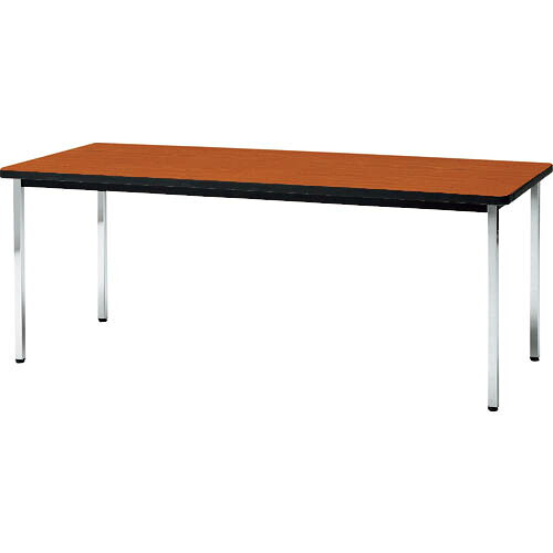 TOKIO ( 藤沢工業 ) ミーティングテーブル 角脚 1200×600mm チーク チーク ( TDS-1260K T ) 藤沢工業(株) 【メーカー取寄】