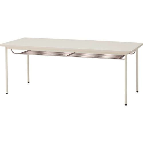 TOKIO ( 藤沢工業 ) ミーティングテーブル 棚付 1800×450mm ニューグレー ネオグレー ( TDS-T1845TM NG ) 藤沢工業(株) 【メーカー取寄】
