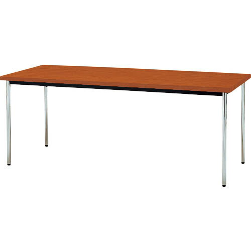 TOKIO ( 藤沢工業 ) ミーティングテーブル 丸脚 1800×750mm チーク チーク ( TD-1875M T ) 藤沢工業(株) 【メーカー取寄】