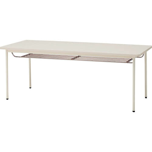 TOKIO ( 藤沢工業 ) ミーティングテーブル 棚付 1200×750mm ニューグレー ネオグレー ( TDS-T1275TM NG ) 藤沢工業(株) 【メーカー取寄】