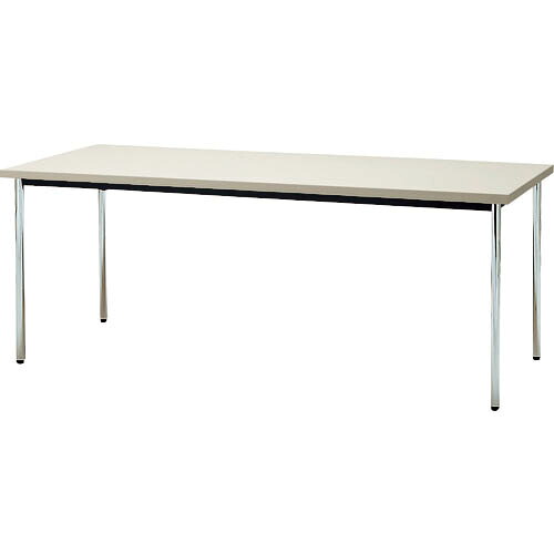 TOKIO ( 藤沢工業 ) ミーティングテーブル 丸脚 1800×750mm ニューグレー ネオグレー ( TD-1875M NG ) 藤沢工業(株) 【メーカー取寄】