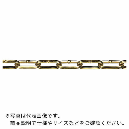 水本 ( 水本機械製作所 ) 【要長さ指定】チューブ保護アルミカラーチェーン ゴールド 6HALC-G 8.1~9m ( 6HALC-G-9C ) (株)水本機械製作所 【メーカー取寄】