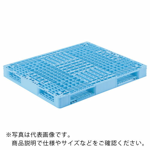 サンコー ( 三甲 ) プラスチックパレット 808870 R4-1012-5青 ( SK-R4-1012-5-BL ) 三甲(株) 【メーカー取寄】