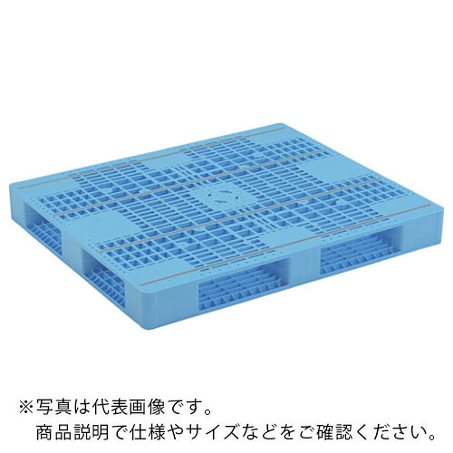 サンコー ( 三甲 ) プラスチックパレット 812211 R4-1012-6 ライトブルー ( SK-R4-1012-6-BL ) 三甲(株) 【メーカー取寄】