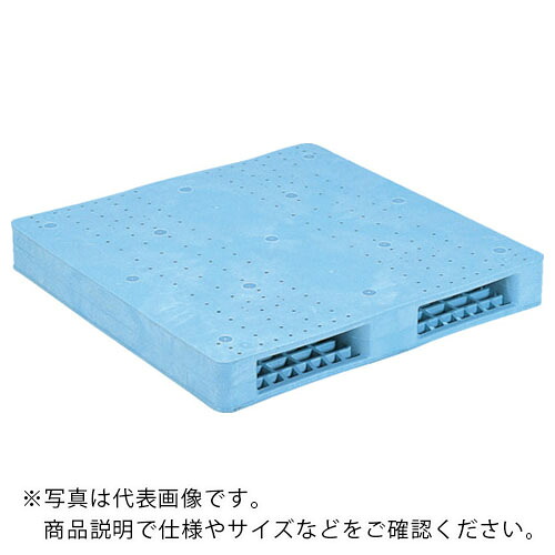サンコー ( 三甲 ) プラスチックパレット 810012 R2-1010F青 ( SK-R2-1010F-BL ) 三甲(株) 【メーカー取寄】