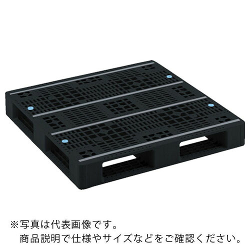 サンコー ( 三甲 ) リサイクルプラスチックパレット 810041 D4-1010-3黒 ( SK-D4-1010-3-BK ) 三甲(株) 【製造業者取寄】 その他-花・ガーデン・DIY-DIY・工具
