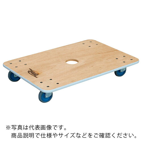 ワコーパレット 合板台車 ( EVA-9060-75 ) (株)ワコーパレット 【メーカー取寄】
