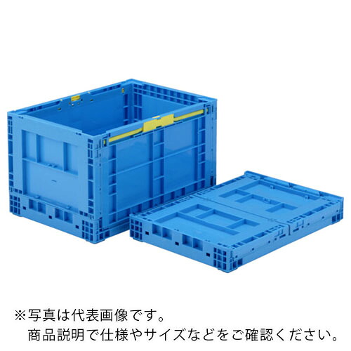 サンコー ( 三甲 ) 折りたたみ入れもの 557870 オリコンEP58B-NS 青色 ( SKO-EP58B-NS-BL ) 【製造業者取寄】