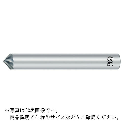 【SALE価格】OSG 超硬エンドミル 2刃 銅・アルミ合金用 スパイラル面取り8501284 ( CA-SCC 0.8X45ﾟX4 )