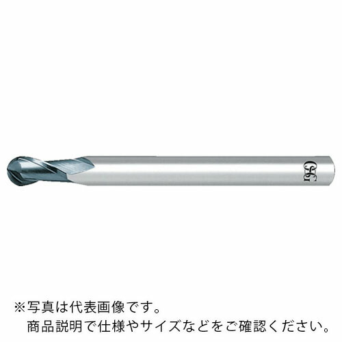【SALE価格】OSG 超硬ボールエンドミル 新DLCコート2刃 8528420 ( DLC-EBD R10 )