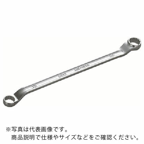 【SALE必要経費】KTC ( 京都機械工具 ) 45°×6°ロングめがね鍵 対辺大きさ32×36粍 ( M5-3236-F ) 【製造業者取寄】