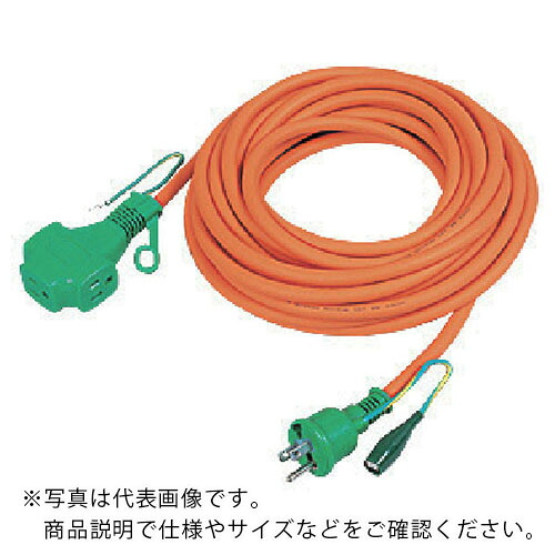 NICHIDO ( 日動製作 ) トリプルポッキン取りひろげる吊りひも 地べた付 20m オレンジ色 オレンジ色 ( PPT20E 0(ｵﾚﾝｼﾞ)(ﾎﾟｯｷﾝﾌﾟﾗｸﾞﾂｷ) ) DIY・工具-花・ガーデン・DIY-その他