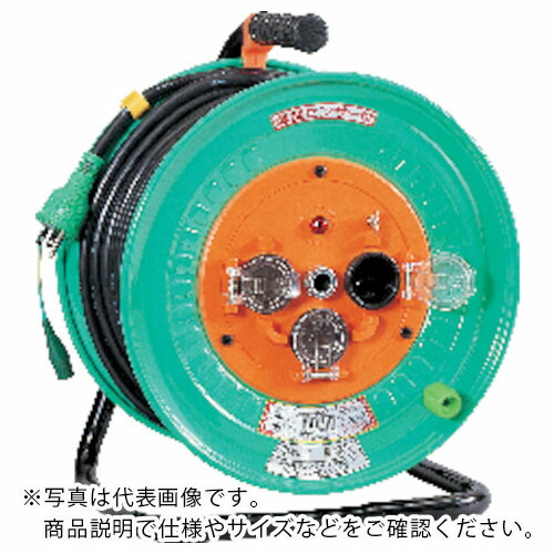 【SALE価格】NICHIDO 電工ドラム 防雨防塵型100Vドラム アース付 30m SVCT 3.5×3 ( NW-E33F )