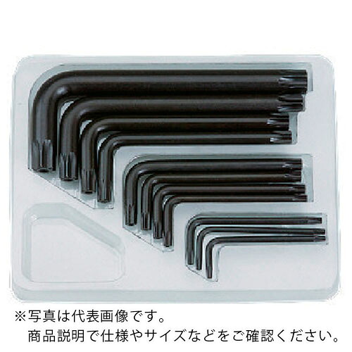 KTC ( 京都機械工具 ) T型いじり止めトルクスLハンドルレンチセット[11本組] ( LTXH11 )｜配管材料プロ トキワ