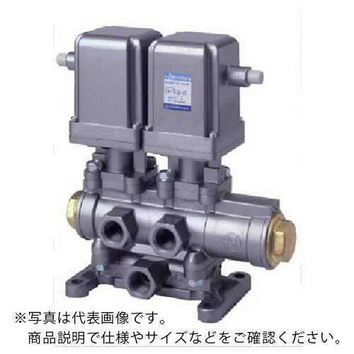 日本精器 4道のり電磁弁 15A AC200V 76つづき物ダブル ( BN-767S-15-E-100 ) 日本精器(株) 【製造業者取寄】 DIY・工具-花・ガーデン・DIY