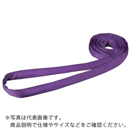 田村 ( 田村総業 ) ラウンドスリング SS手合い HN-W010×6.0m 紫色 ( HNW0100600 )