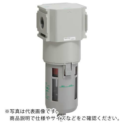 CKD エアフィルター エアフィルタ 標準白色シリーズ 接続口径Rc1 ( F6000-25-W-F1 )