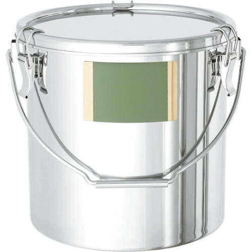 MONOVATE シール座付ステンレス吊り下げ式密閉容器(クリップ式/PTFE) 25L ( CTB-LZ-PTFE-33 ) MONOVATE(株) 【メーカー取寄】