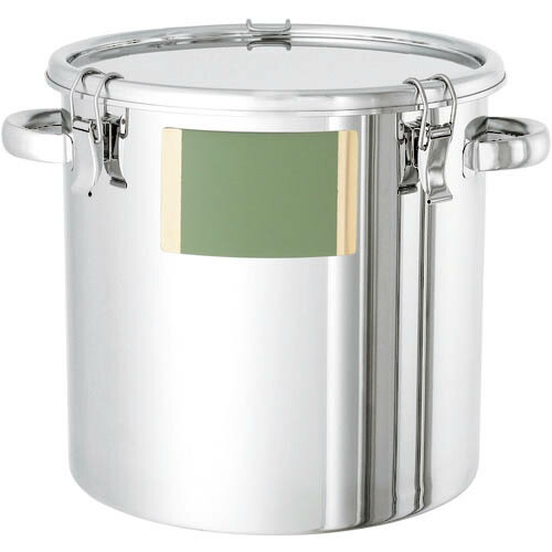 日東 シール座付ステンレス密閉容器(クリップ式/CR) 15L CTH-LZ-27 PCA ( CTHLZ27PCA ) 日東金属工業(株)