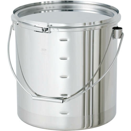 MONOVATE 吊り下げ式ステンレス密閉容器 目盛付(バンド式/NBR) 15L ( CTLB-M-27/PNL ) MONOVATE(株) 【メーカー取寄】