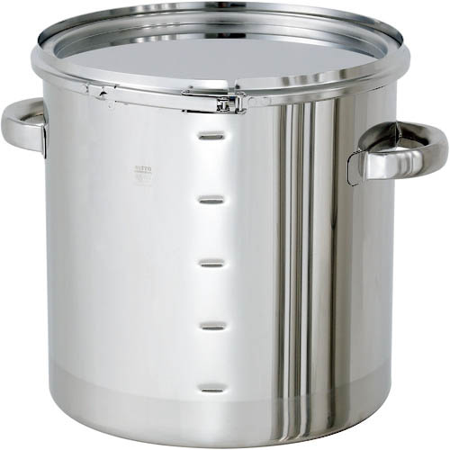 MONOVATE ステンレス鋼密閉入れもの 目盛付(ダンス楽隊式/FKM) 65L ( CTL-M-43/PFL ) 【製造業者取寄】 その他-DIY・工具