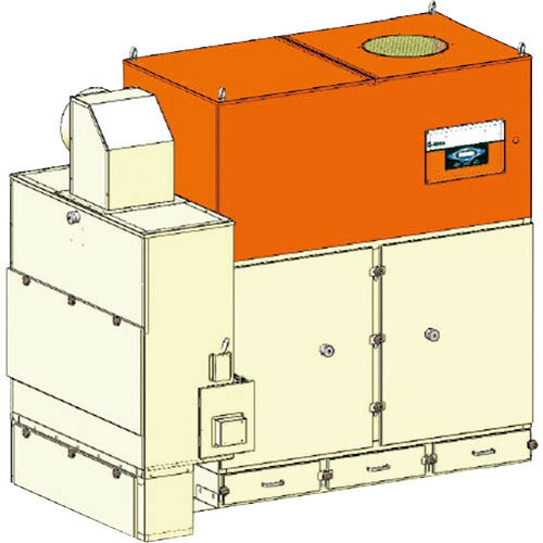 Suiden ( スイデン ) 火の粉ヒューム用集じん機 自動ちりおとし 三相200V 7.5kW 60Hz ( SDC-L7500BPT3-6 ) (株)スイデン 【メーカー取寄】