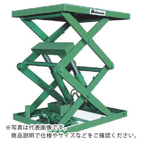 Bishamon ( スギヤス ) 時刻表昇降機 1TON 首尾一貫した掛け目1000kg 揚程1380粍 時刻表大きさ1150×900粍 ( 2AX100BS-B ) 【製造業者取寄】