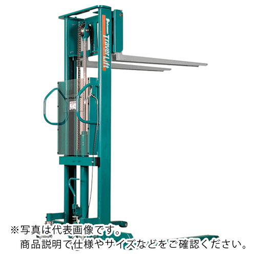 Bishamon ( スギヤス ) フォーク式リフター トラバーリフト(手動油圧式)早送り装置付 均等荷重500kg フォーク寸法600mm ストローク1500mm ( ST50HWN ) (株)スギヤス 【メーカー取寄】