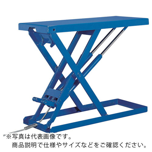 Bishamon ( スギヤス ) テーブルリフト スーパーローリフト(超低床式) フットスイッチ 均等荷重2000kg 揚程900mm テーブル寸法2000×1000mm ( LX200WLF ) (株)スギヤス 【メーカー取寄】 292,538円