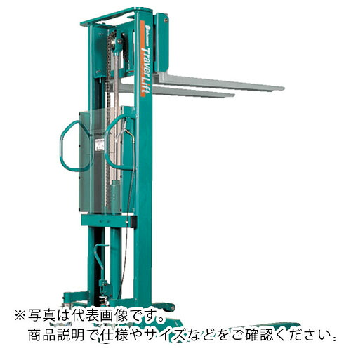Bishamon ( スギヤス ) フォーク式リフター トラバーリフト(手動油圧式) 均等荷重380kg フォーク寸法600mm ストローク1500mm ワイドタイプ ( ST38-WN ) (株)スギヤス 【メーカー取寄】