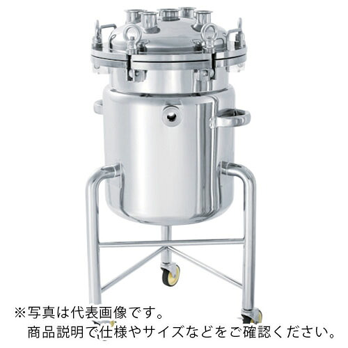 MONOVATE ステンジャケット型フランジオープン加圧容器脚付150L ( PCN-O-J-L-150 ) MONOVATE(株) 【メーカー取寄】