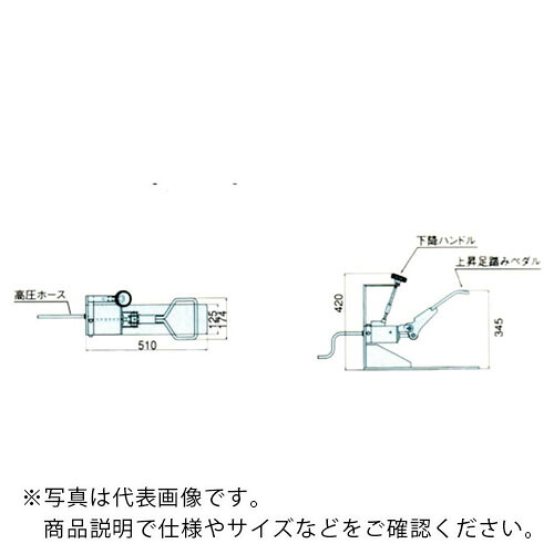 タイユー ( 大阪タイユー ) 足踏ポンプユニット ( SOM-FPU ) (株)大阪タイユー 【メーカー取寄】
